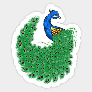 Peacock Sticker